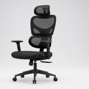 SILLA EJECUTIVA MALLA NEGRA