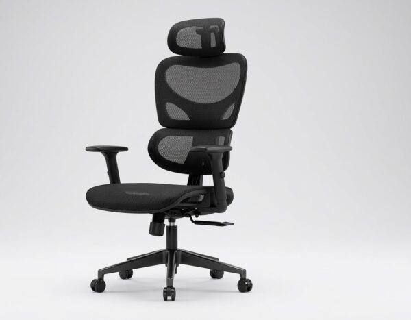 SILLA EJECUTIVA MALLA NEGRA