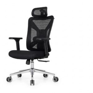 SILLA SEMI-EJECUTIVA MALLA NEGRA