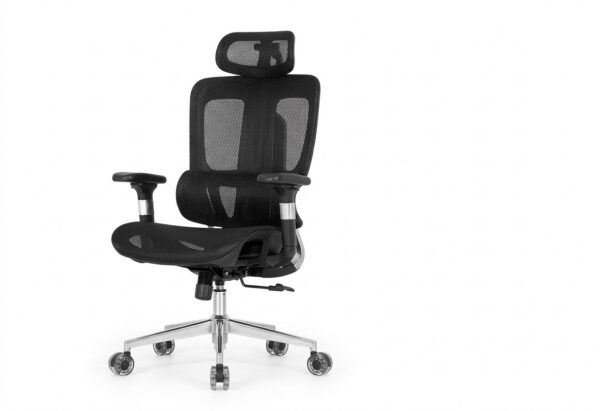 SILLA EJECUTIVA MALLA NEGRA